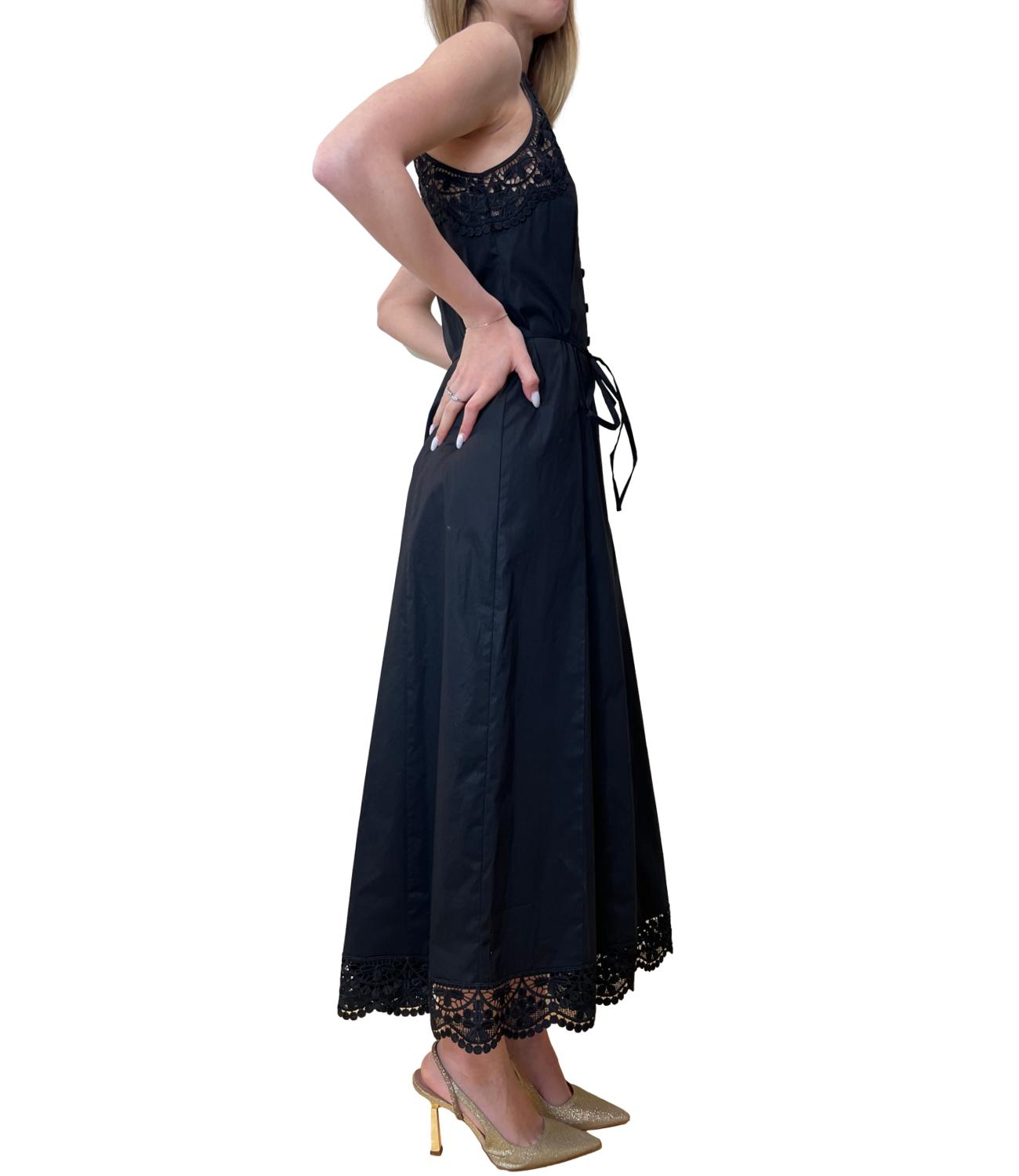 Twinset abito nero donna