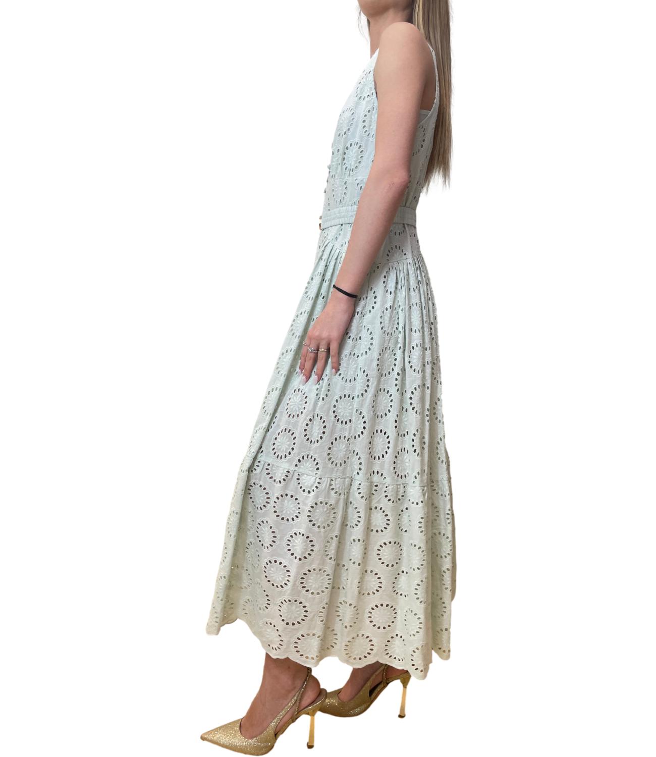 Twinset abito verde acqua donna