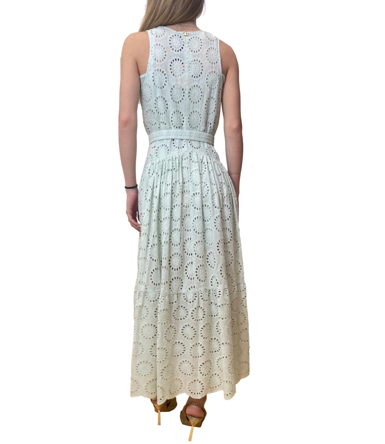 Twinset abito verde acqua donna