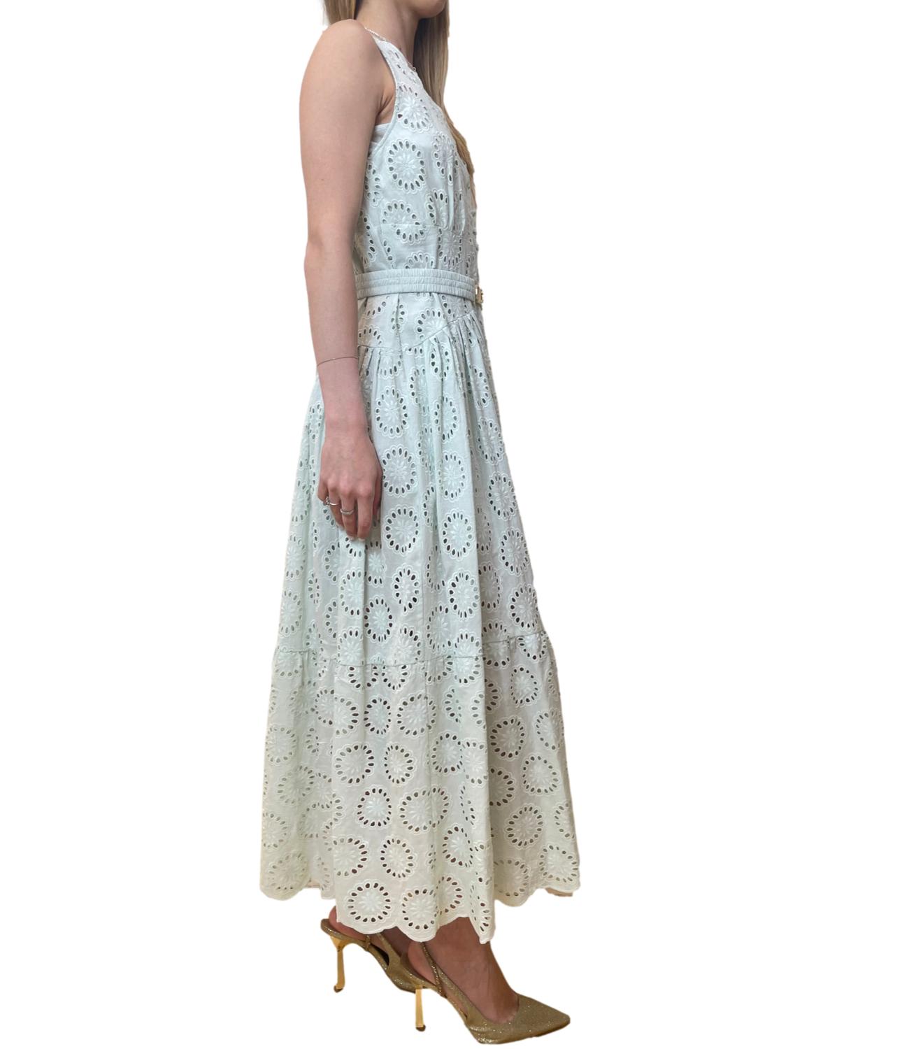 Twinset abito verde acqua donna