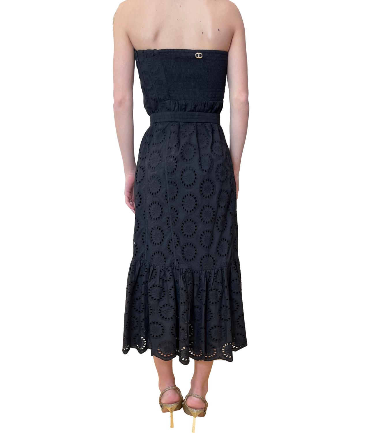 Twinset abito nero donna