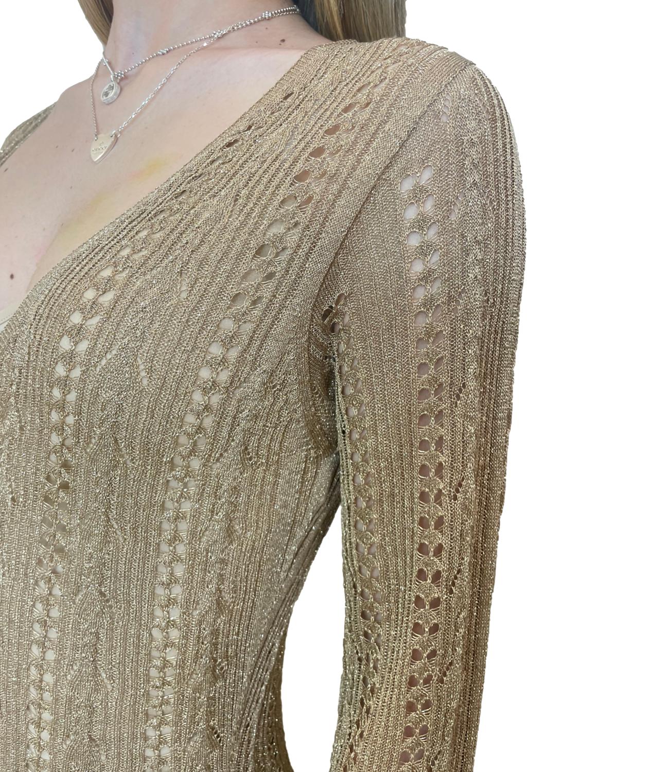 Twinset Abito Verde Donna