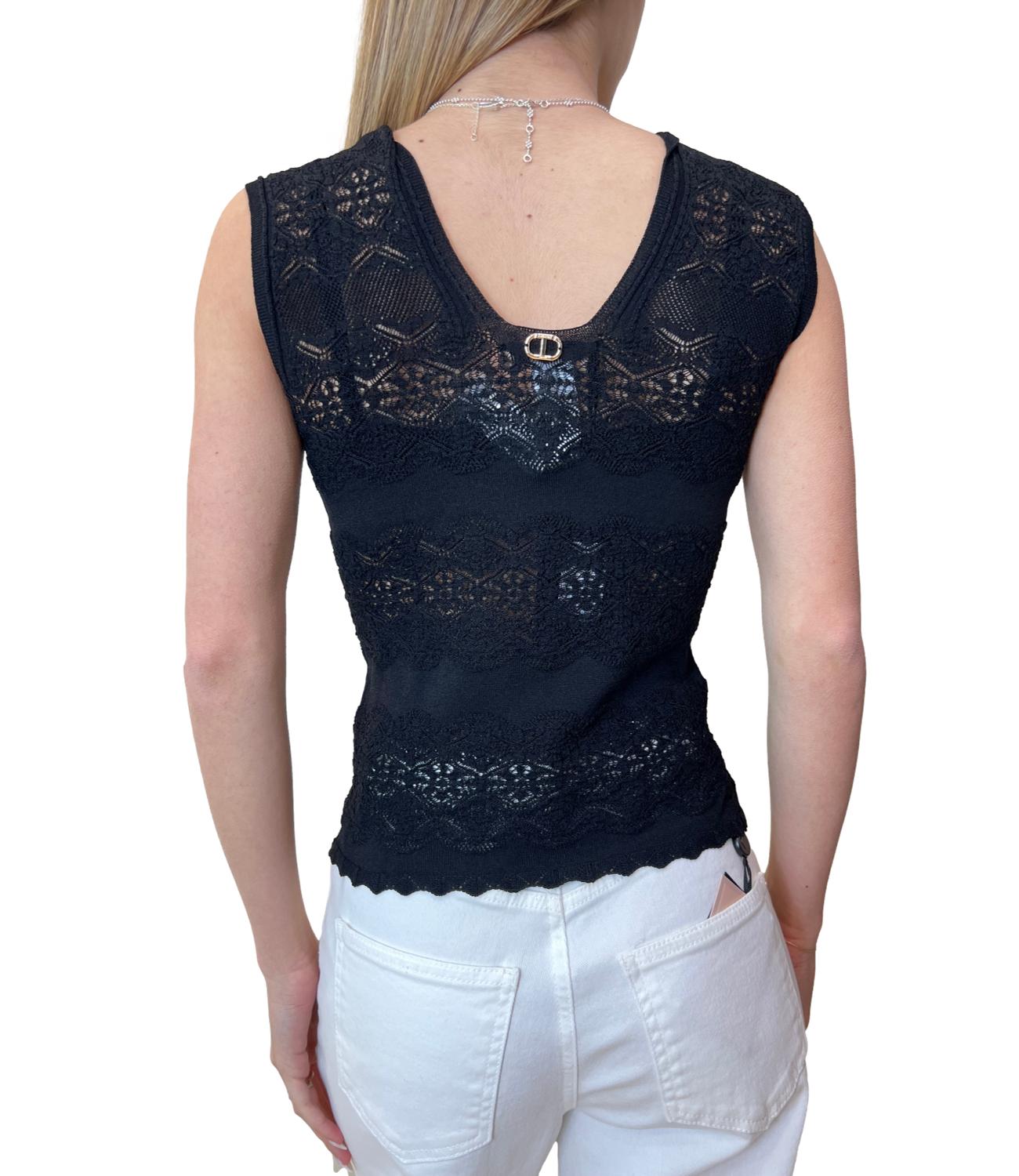 Twinset Top Nero Donna
