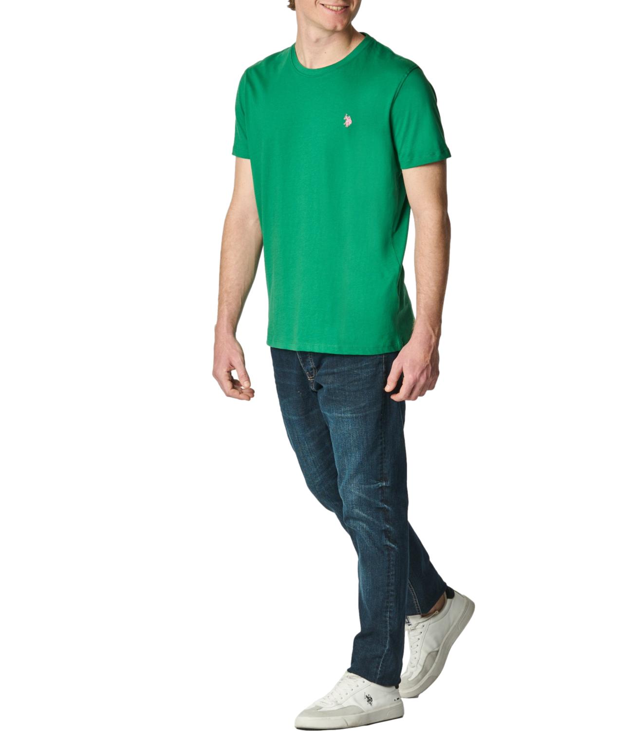 T-shirt U.S. Polo Assn girocollo verde mela