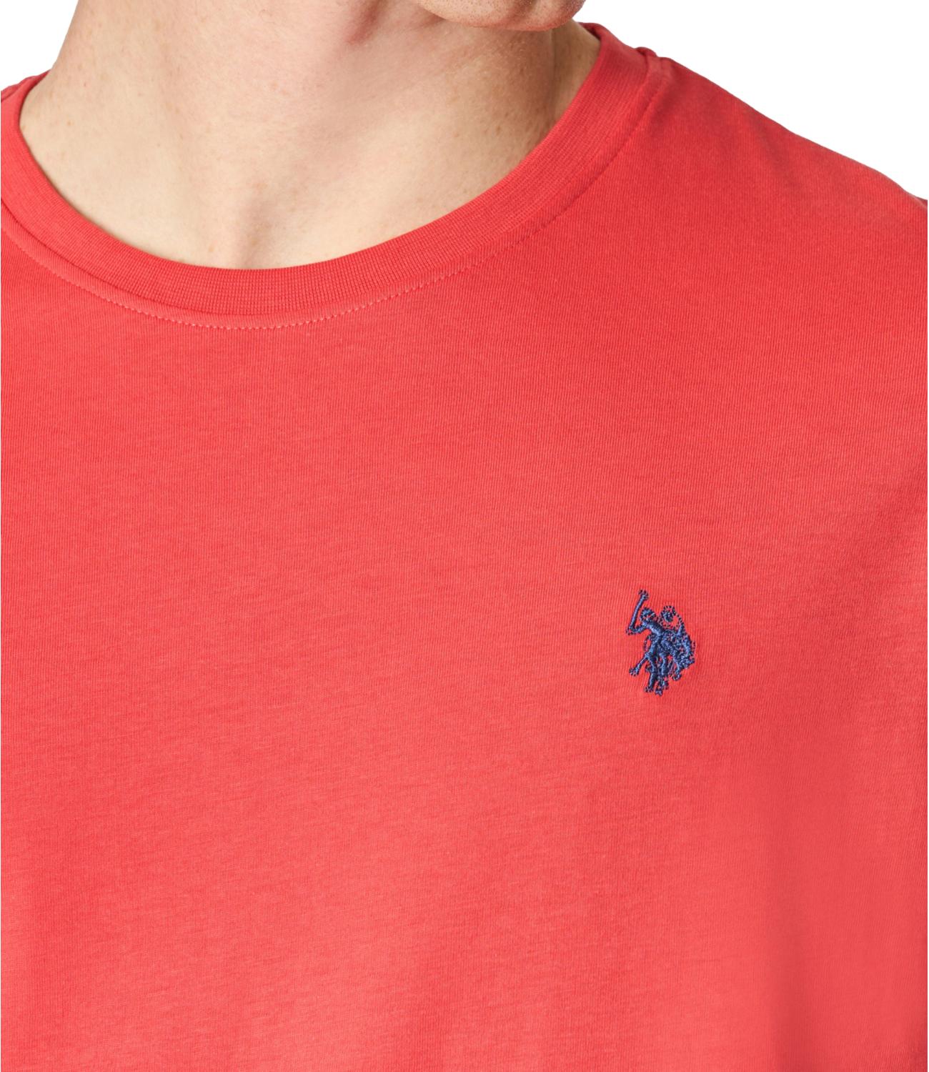 T-shirt U.S. Polo Assn girocollo corallo
