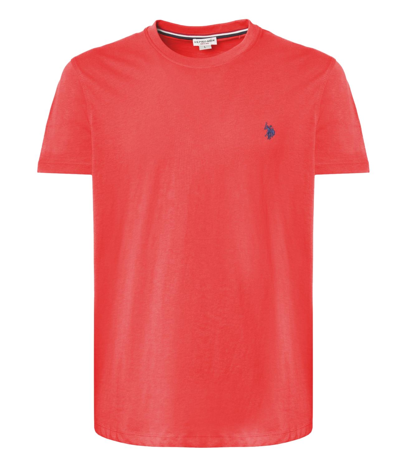 T-shirt U.S. Polo Assn girocollo corallo