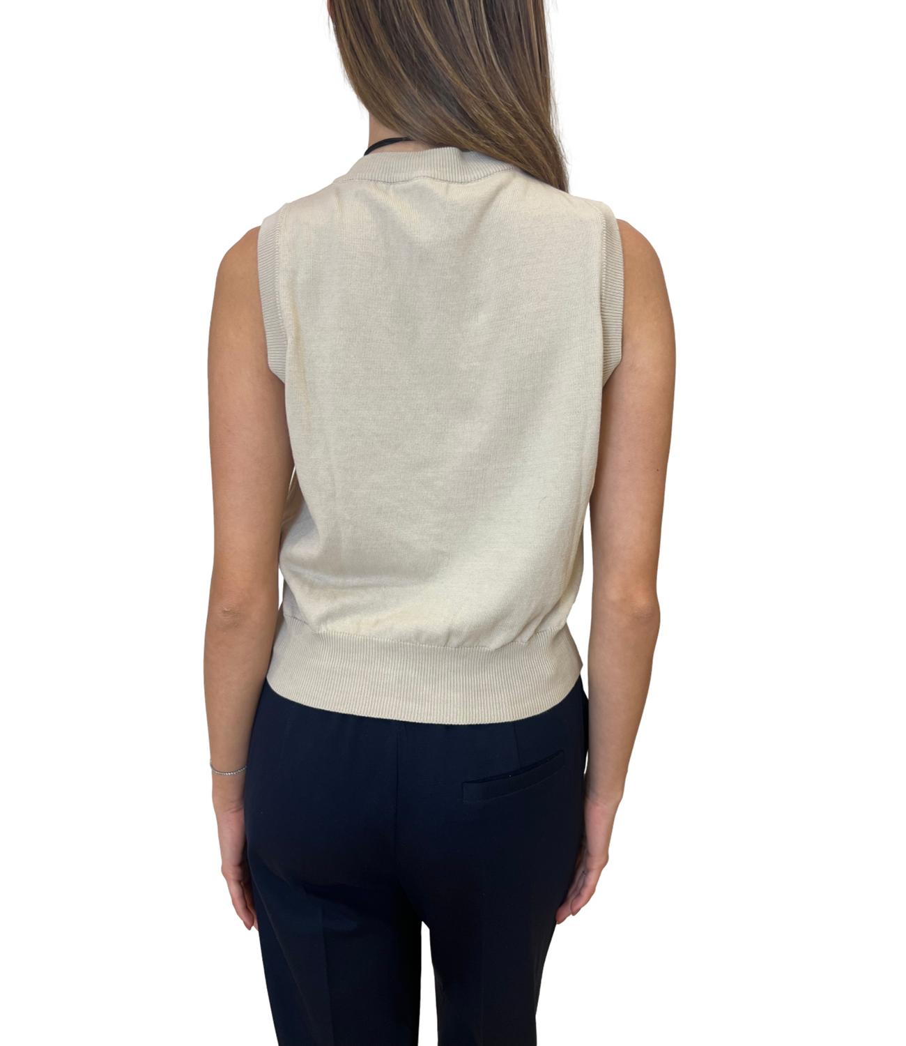 Vicolo Cardigan Crema Donna