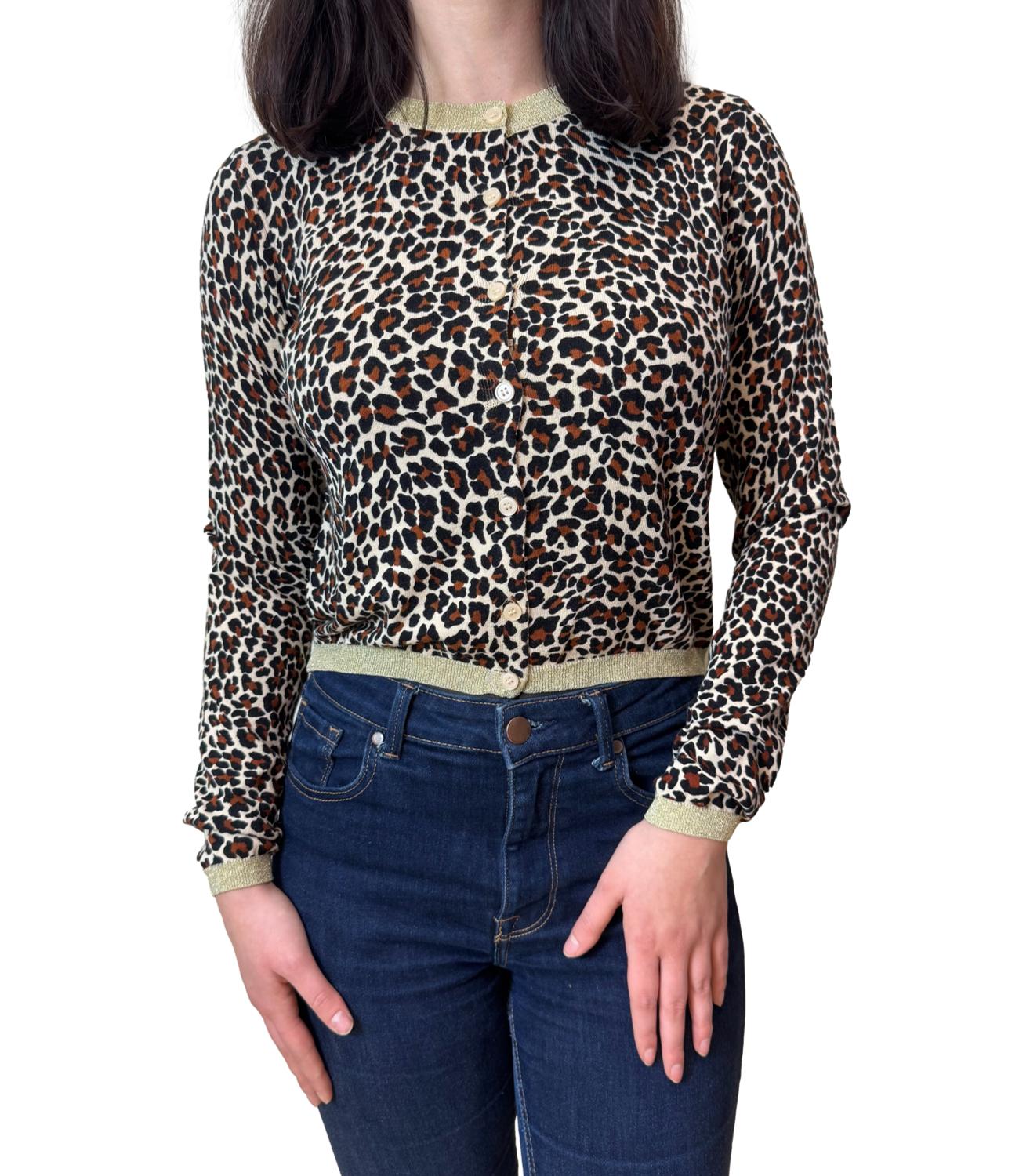Vicolo cardigan maculato donna