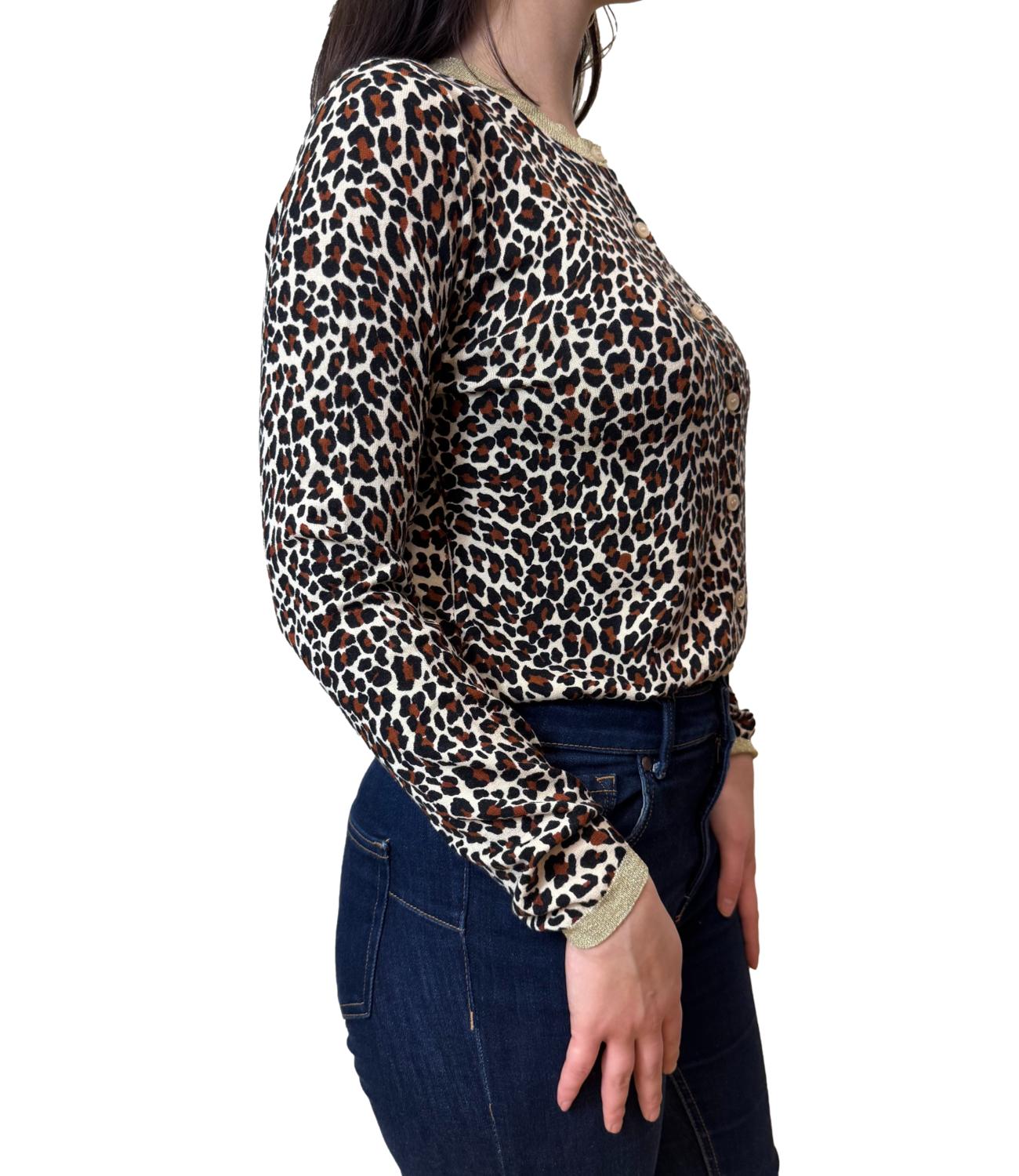 Vicolo cardigan maculato donna