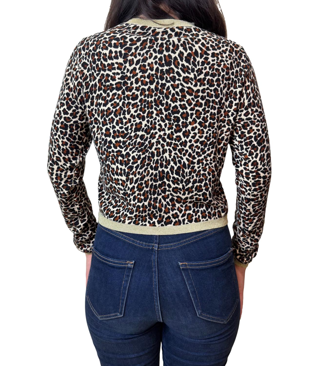 Vicolo cardigan maculato donna