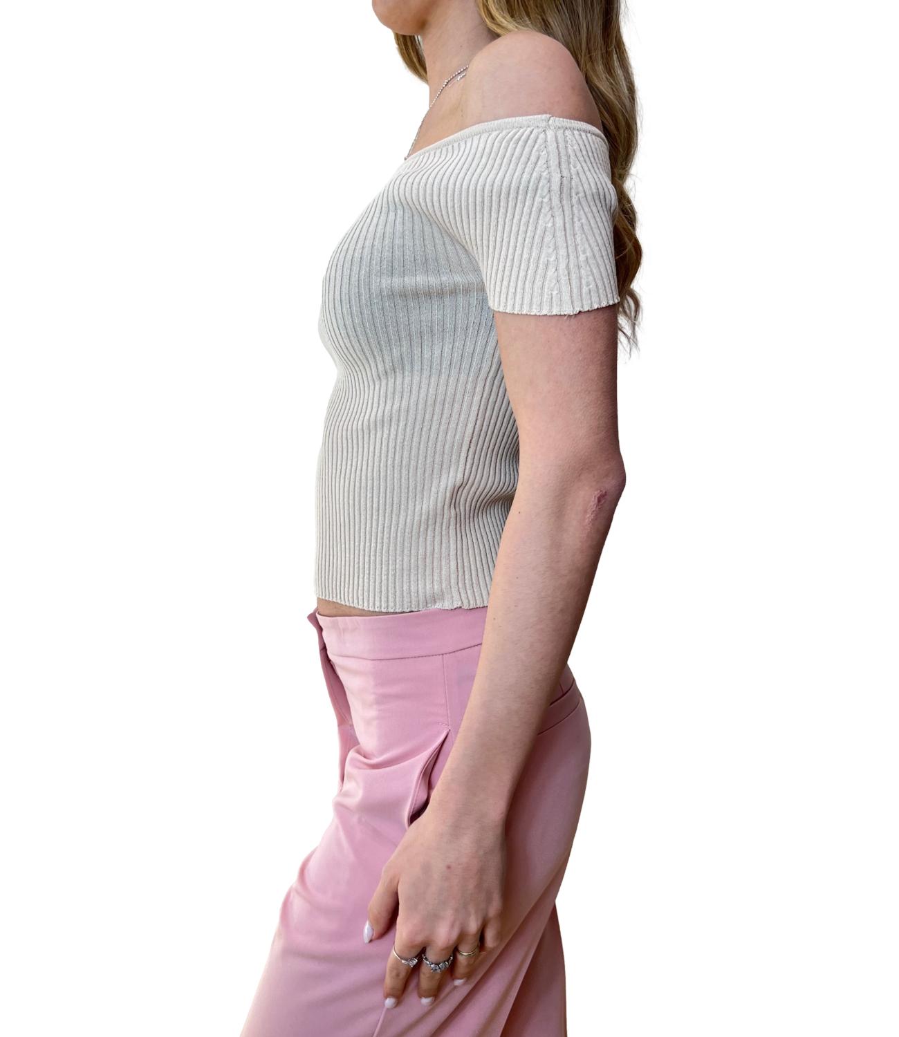 Vicolo T-shirt Beige Donna