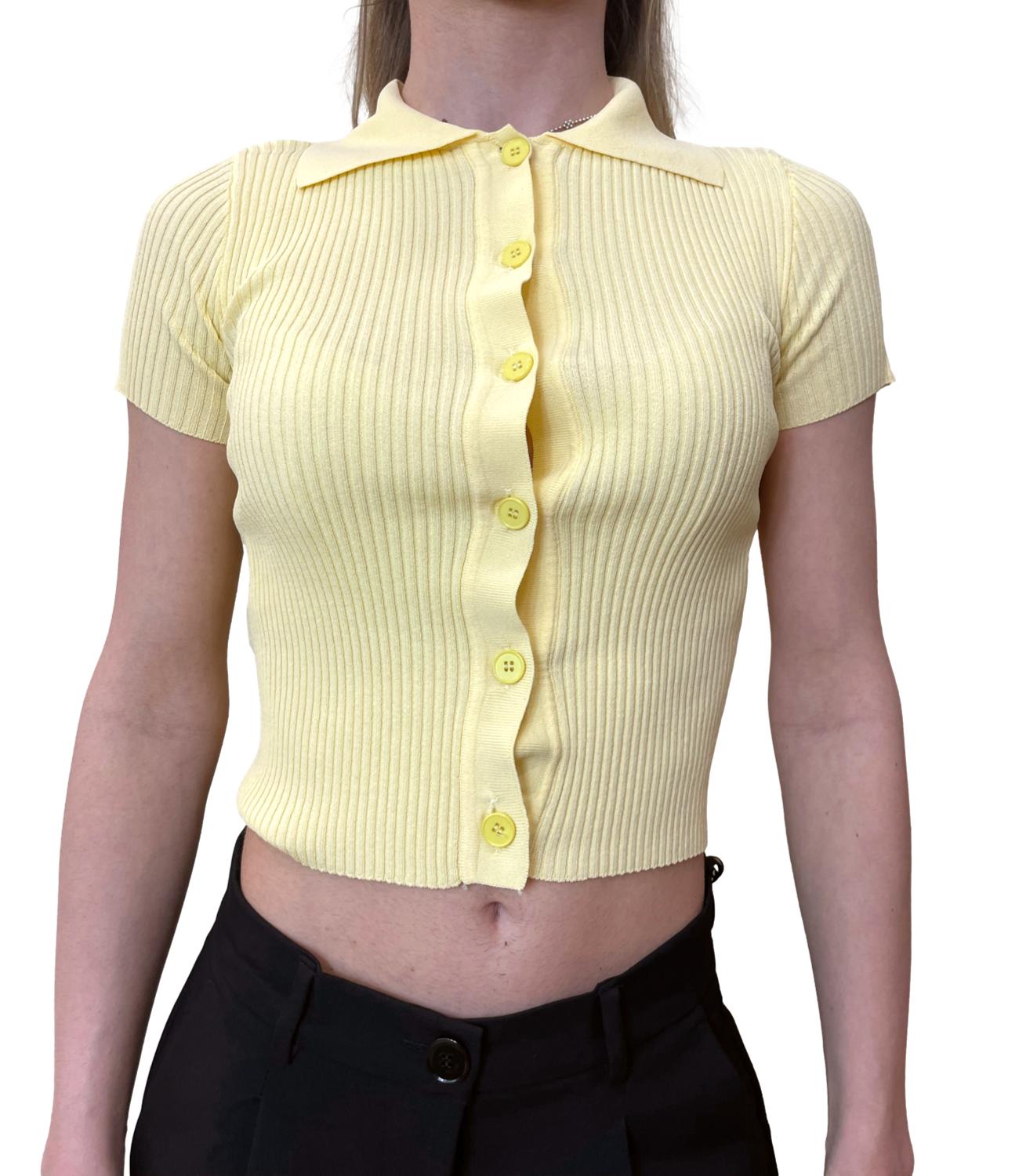 Vicolo maglia gialla donna