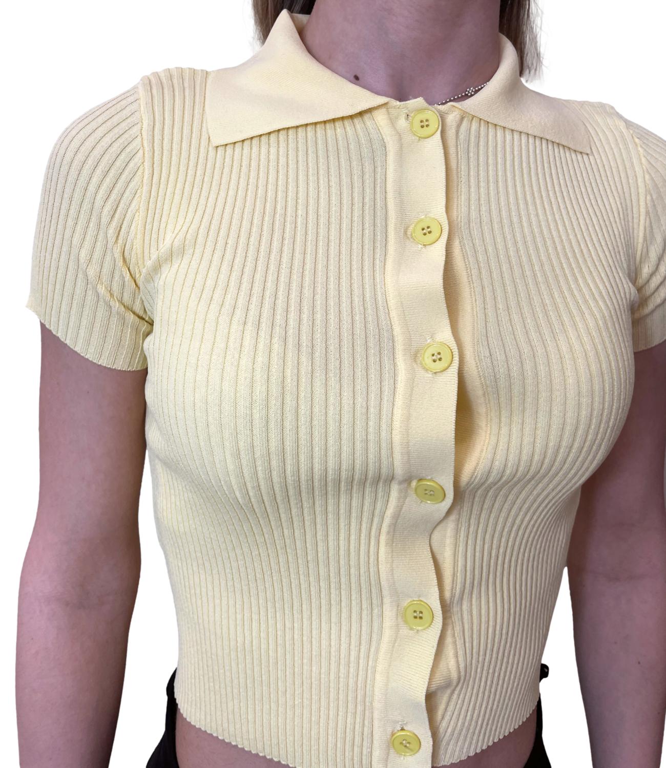 Vicolo maglia gialla donna