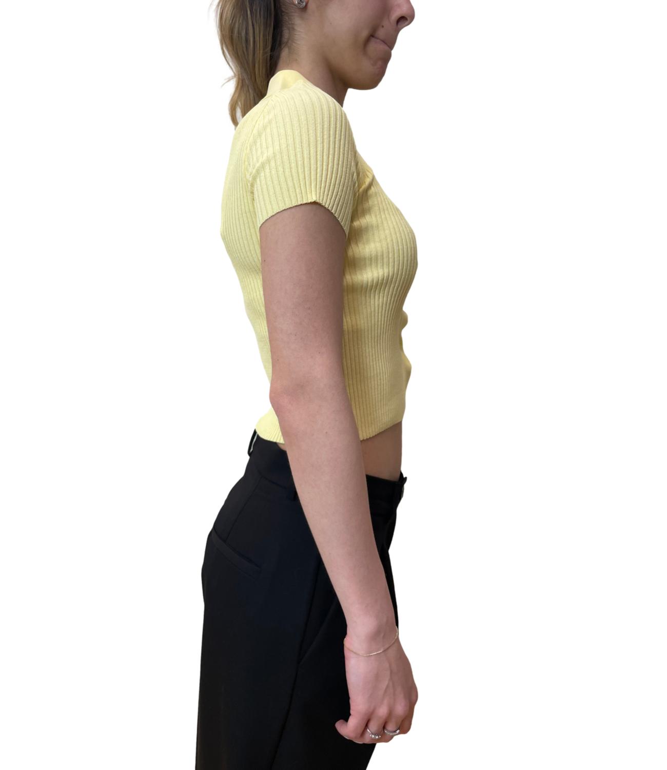 Vicolo maglia gialla donna