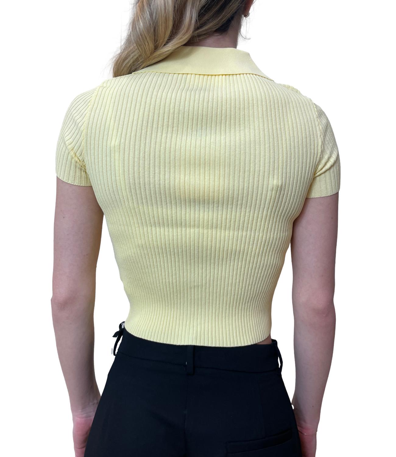 Vicolo maglia gialla donna