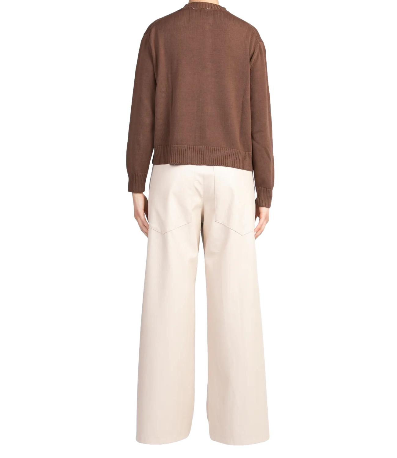 Vicolo cardigan marrone donna
