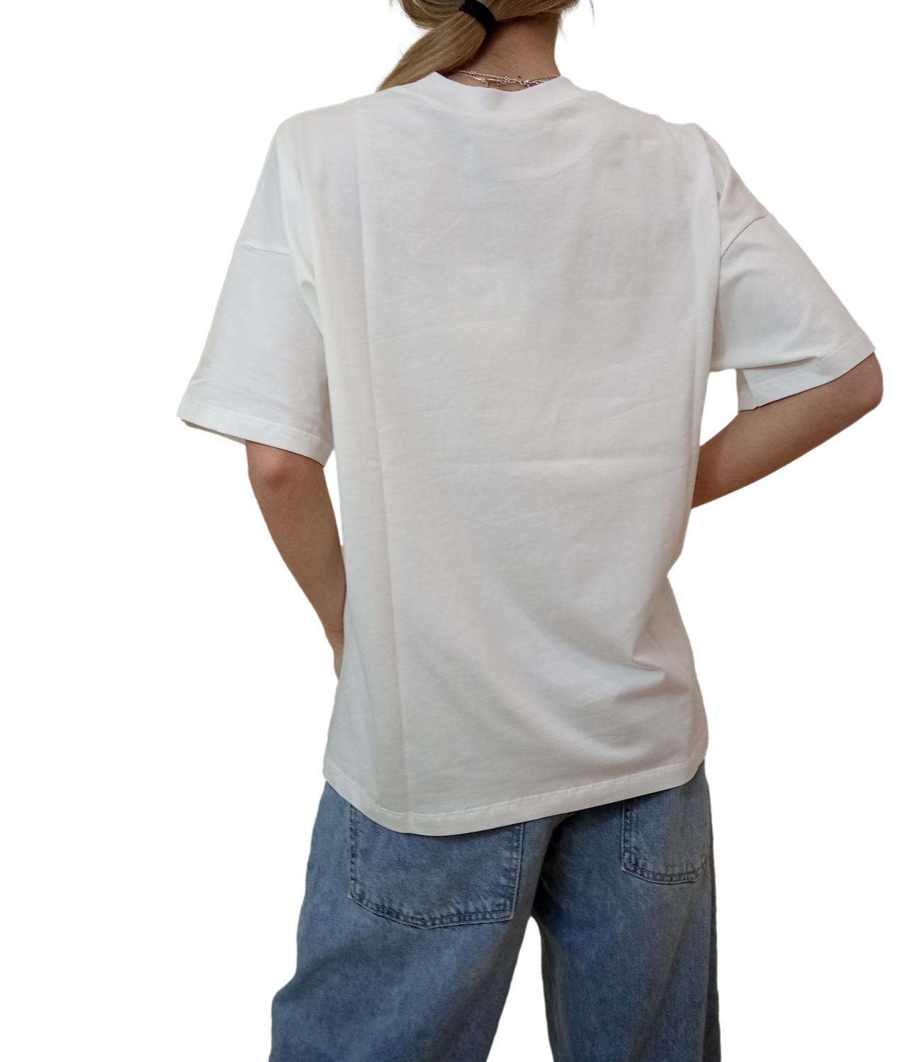Vicolo t-shirt bianca donna