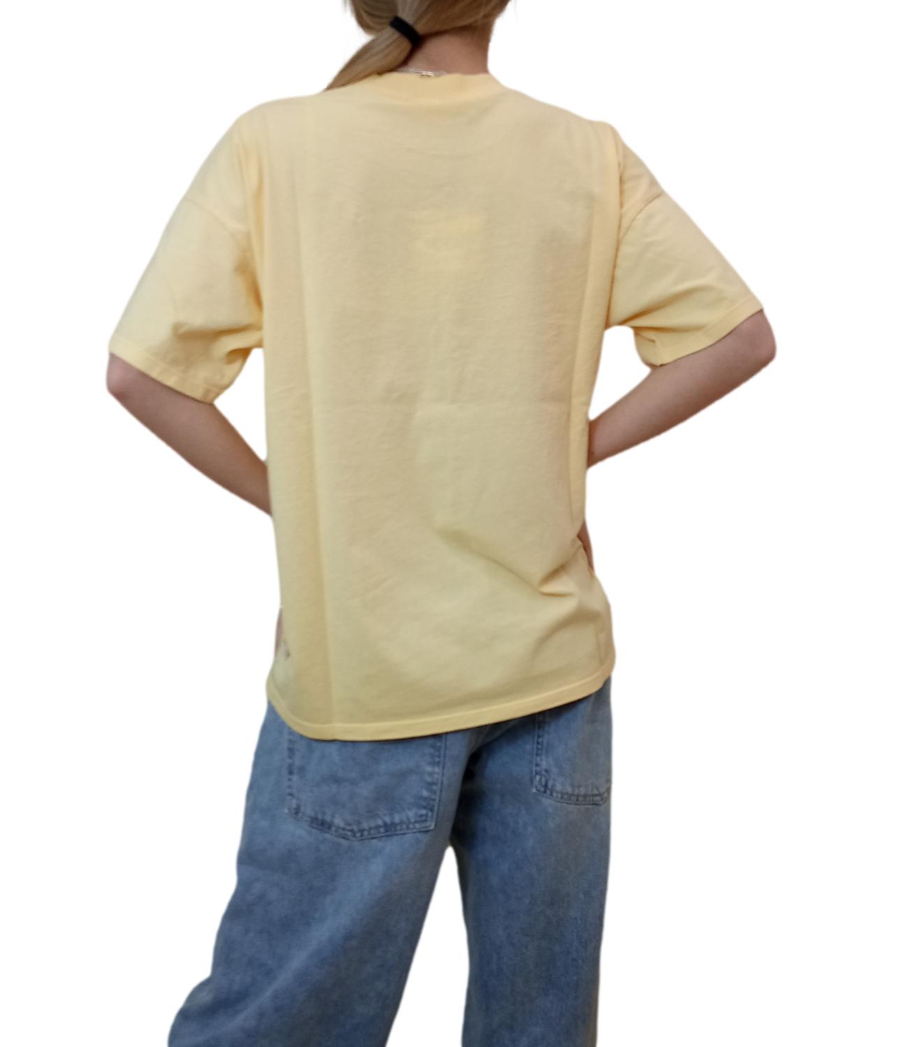 Vicolo t-shirt gialla donna