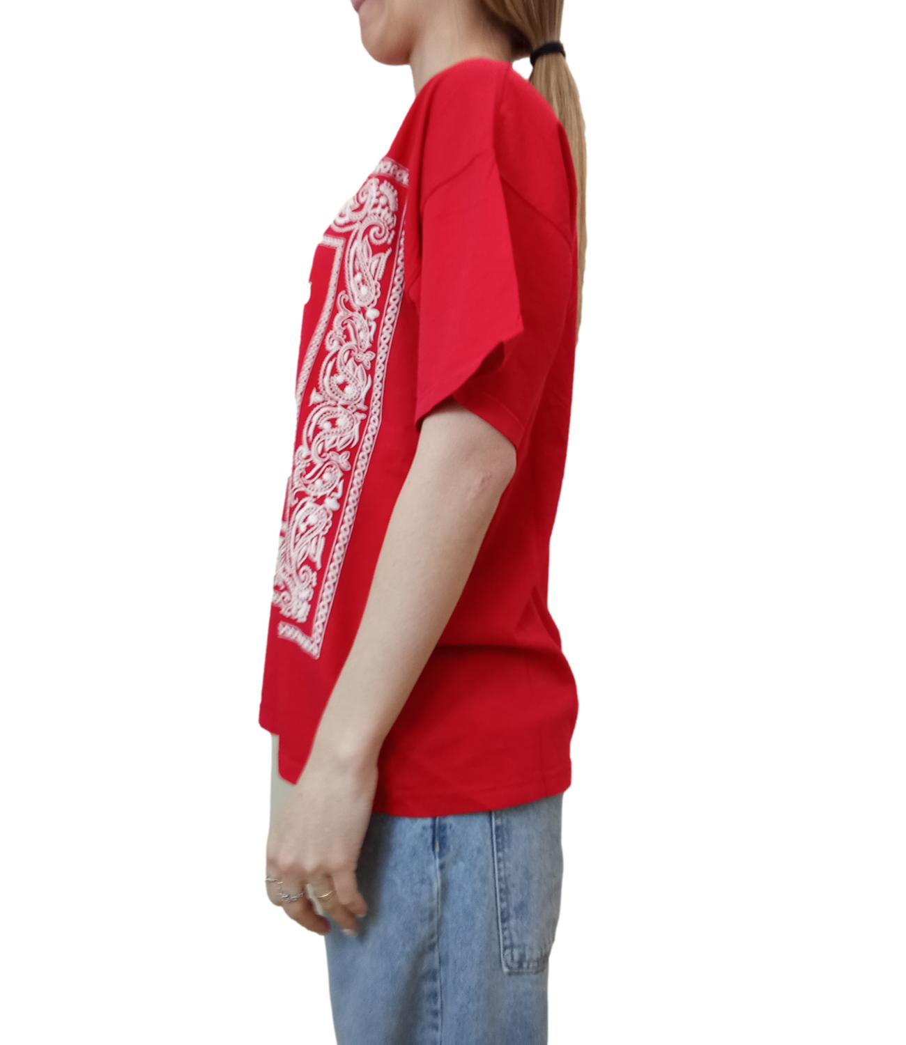 Vicolo t-shirt rossa donna