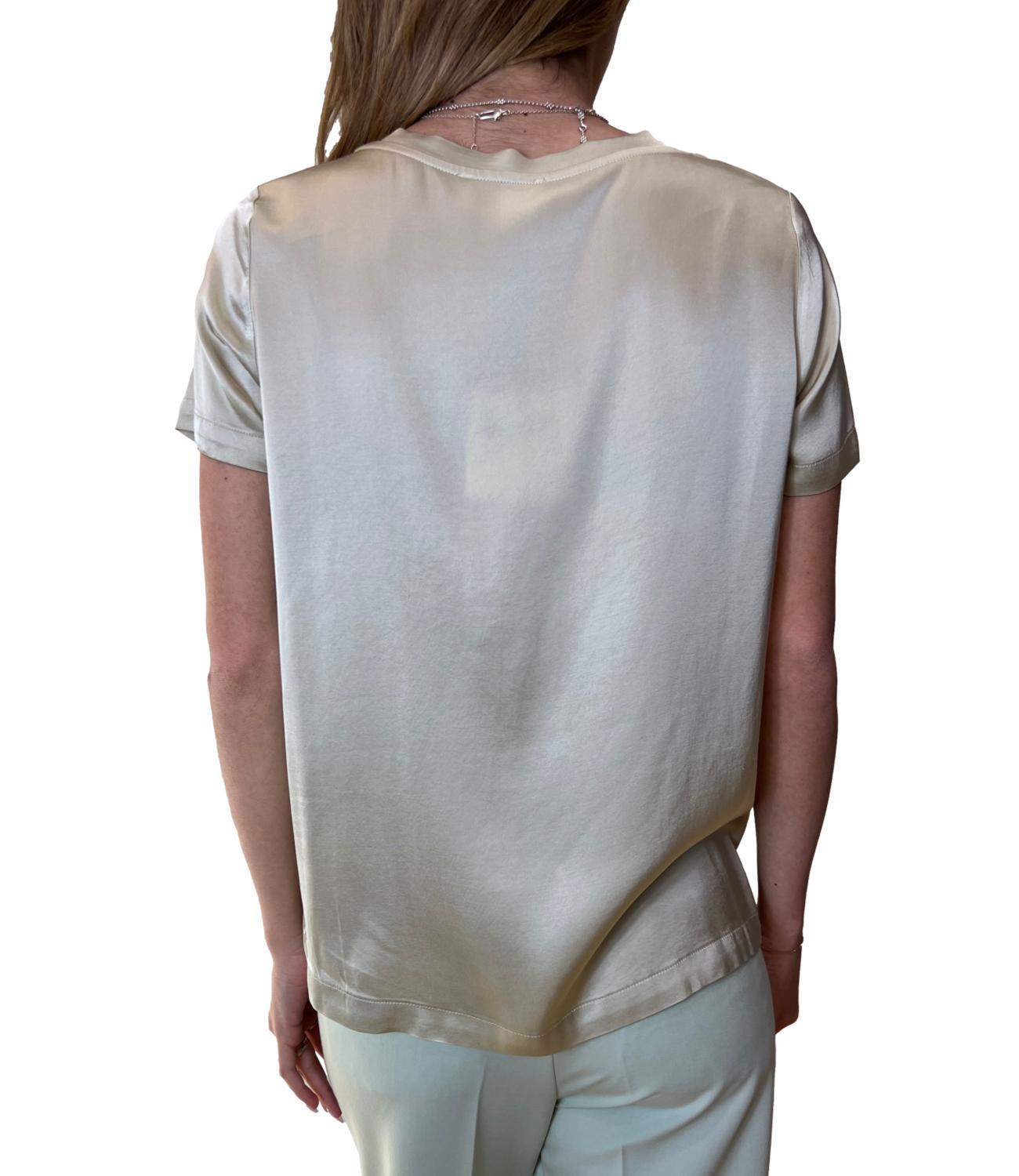 Vicolo maglia in satin paltino donna