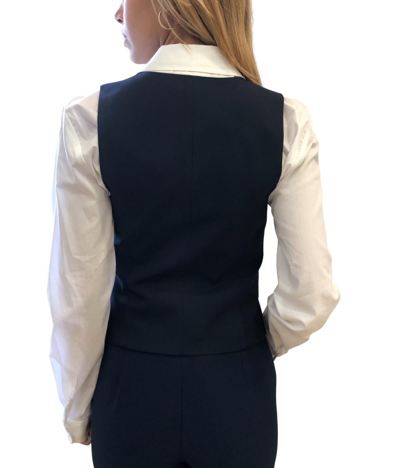 Vicolo Gilet Blu Donna