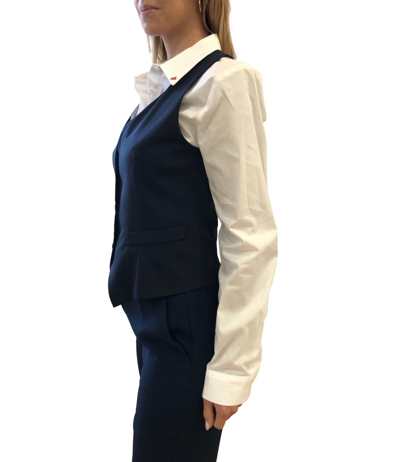 Vicolo Gilet Blu Donna