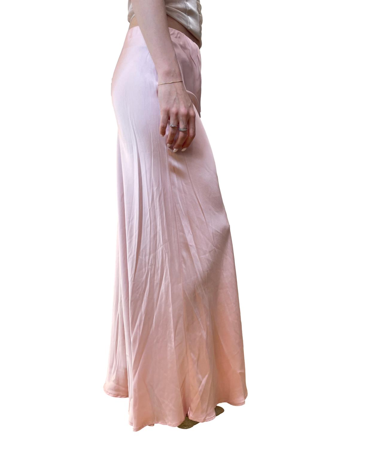 Vicolo gonna satin rosa donna
