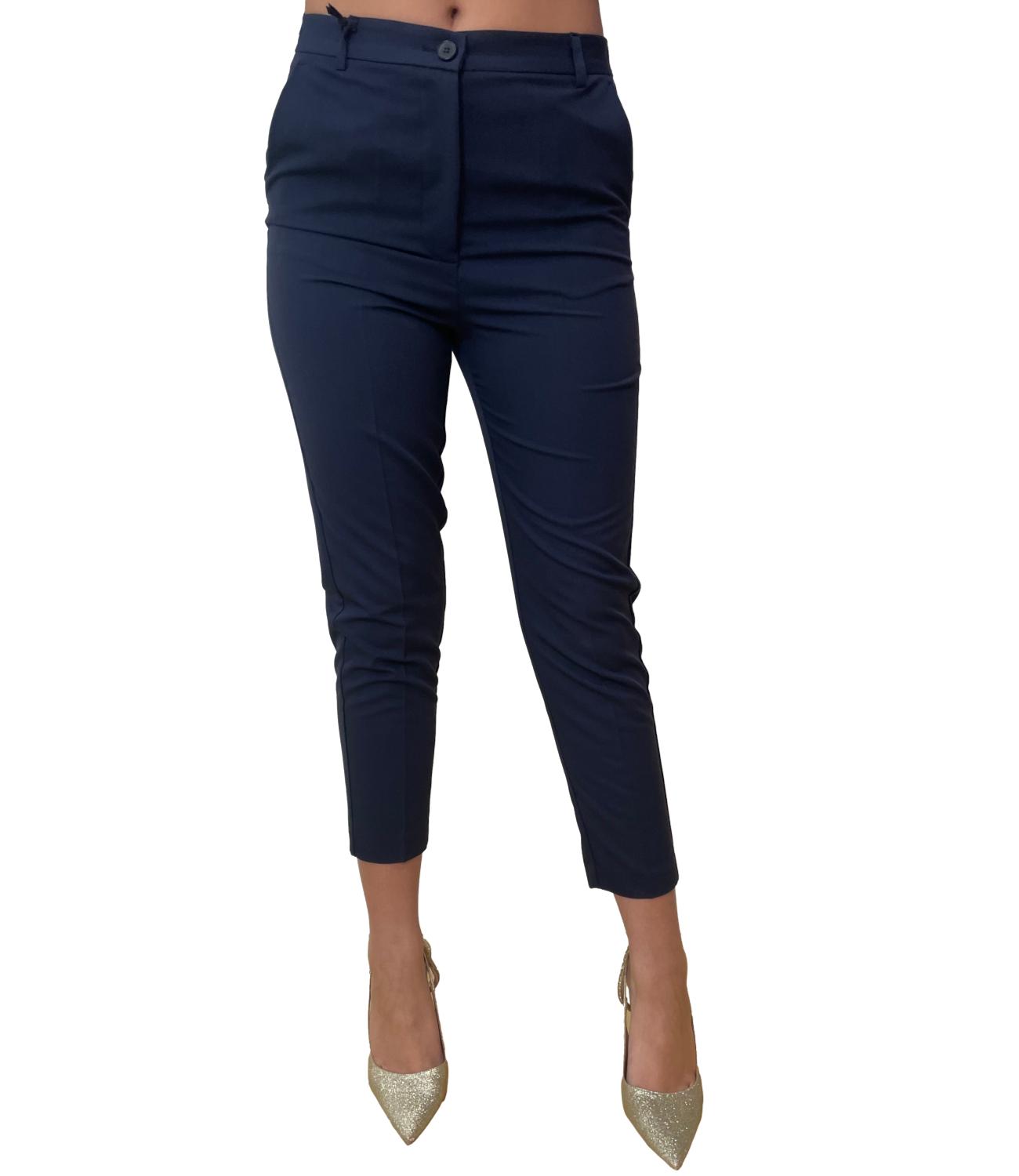 Vicolo Pantaloni Blu Donna