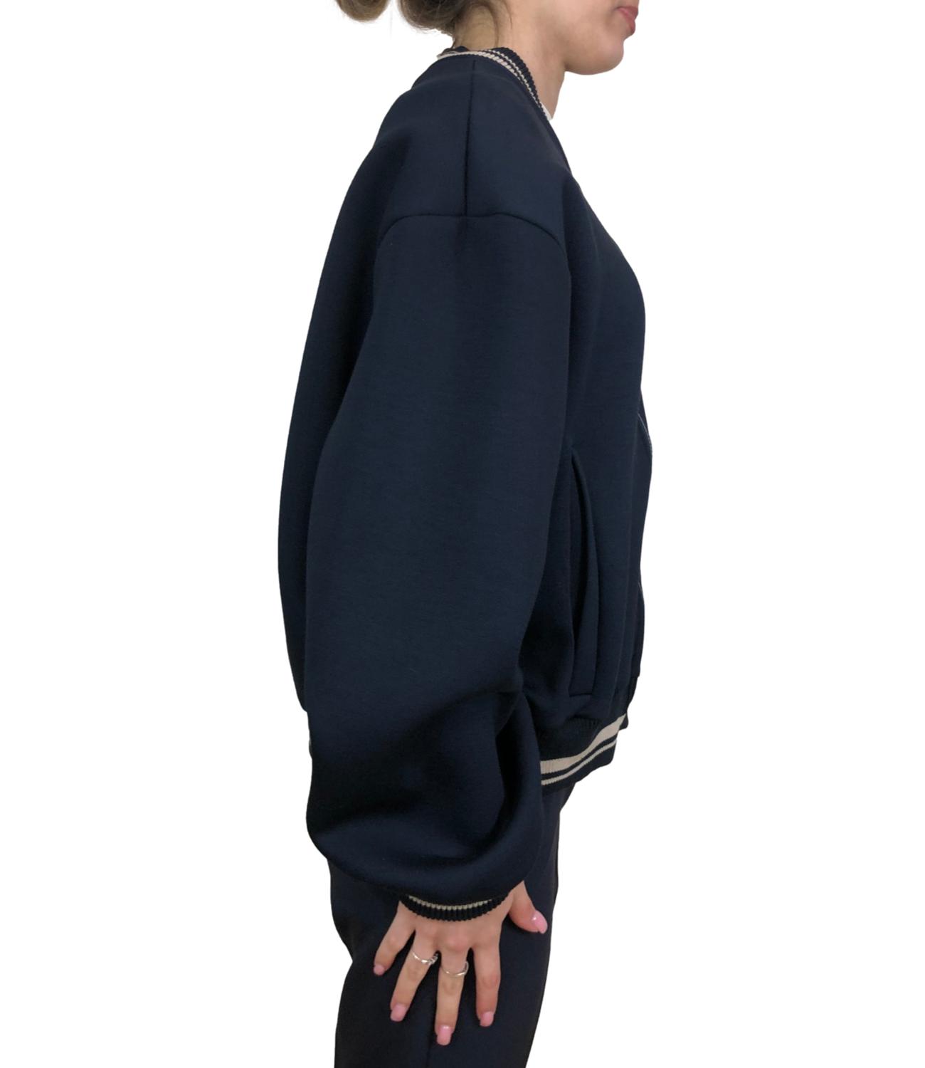 Vicolo giacca college blu donna