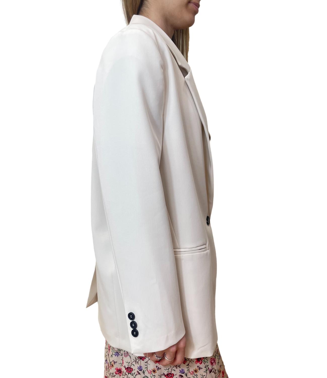 Vicolo Giacca Bianca Donna