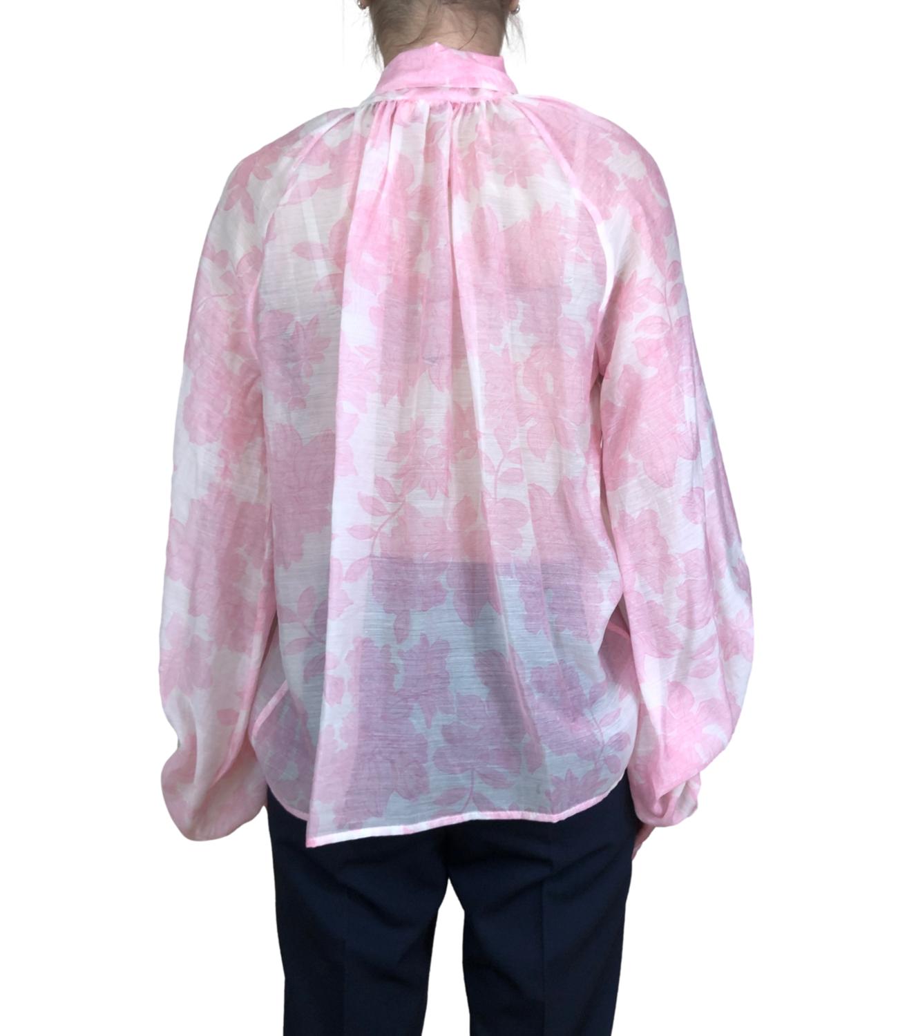 Vicolo camicia fiori rosa donna