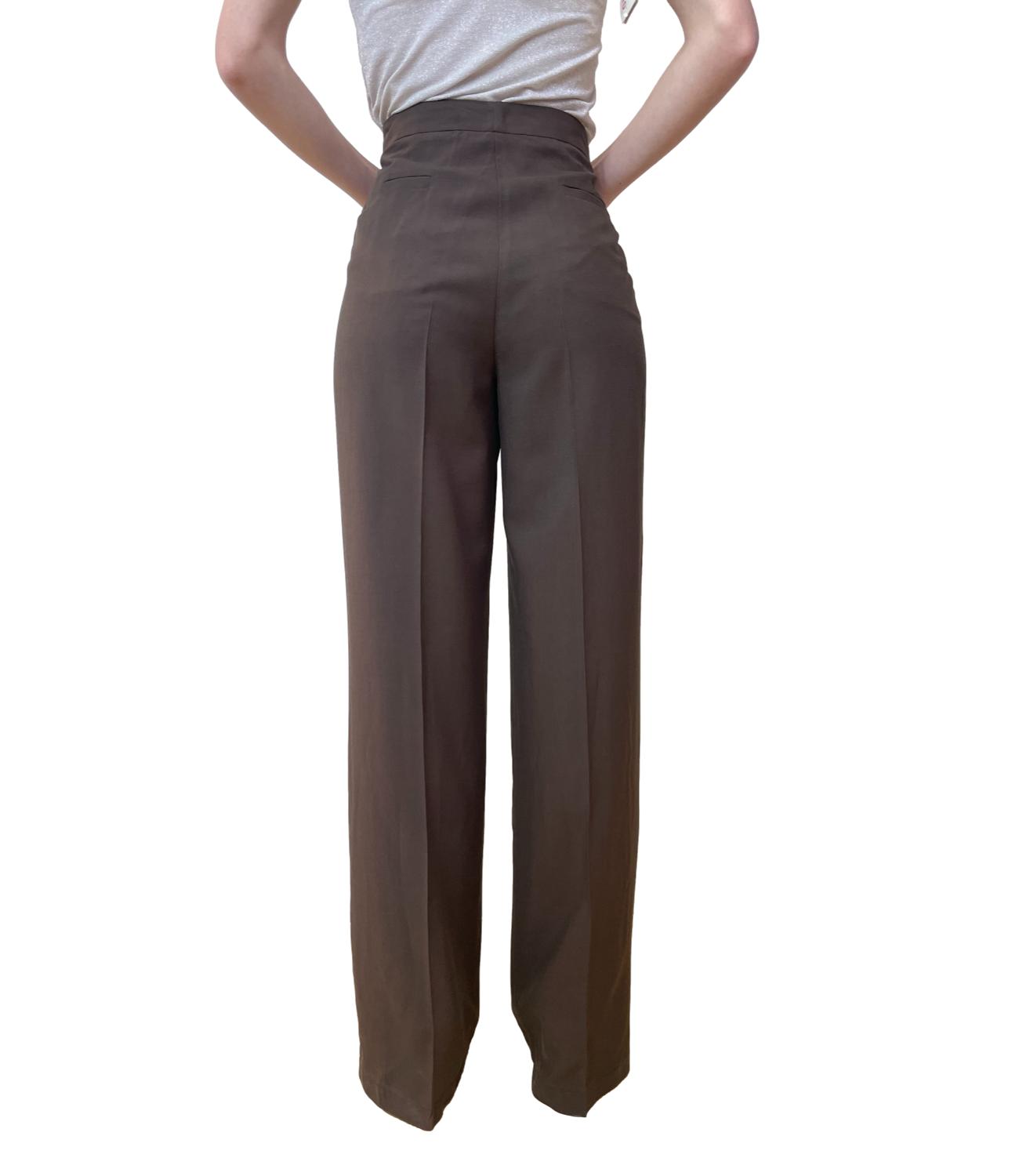 Vicolo pantalone moro donna