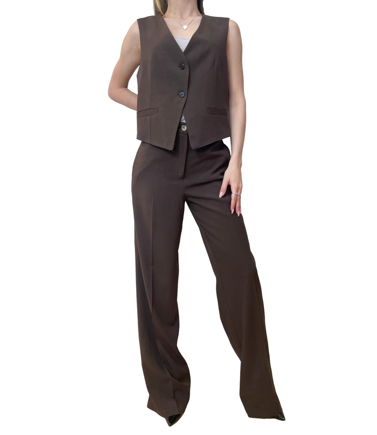 Vicolo pantalone moro donna
