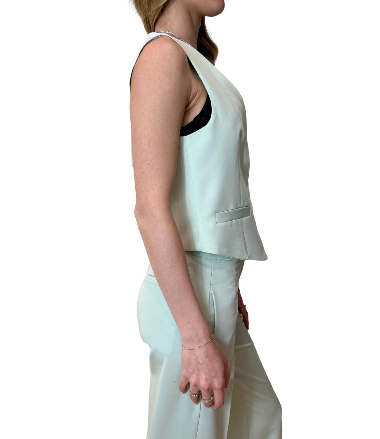 Vicolo gilet menta donna
