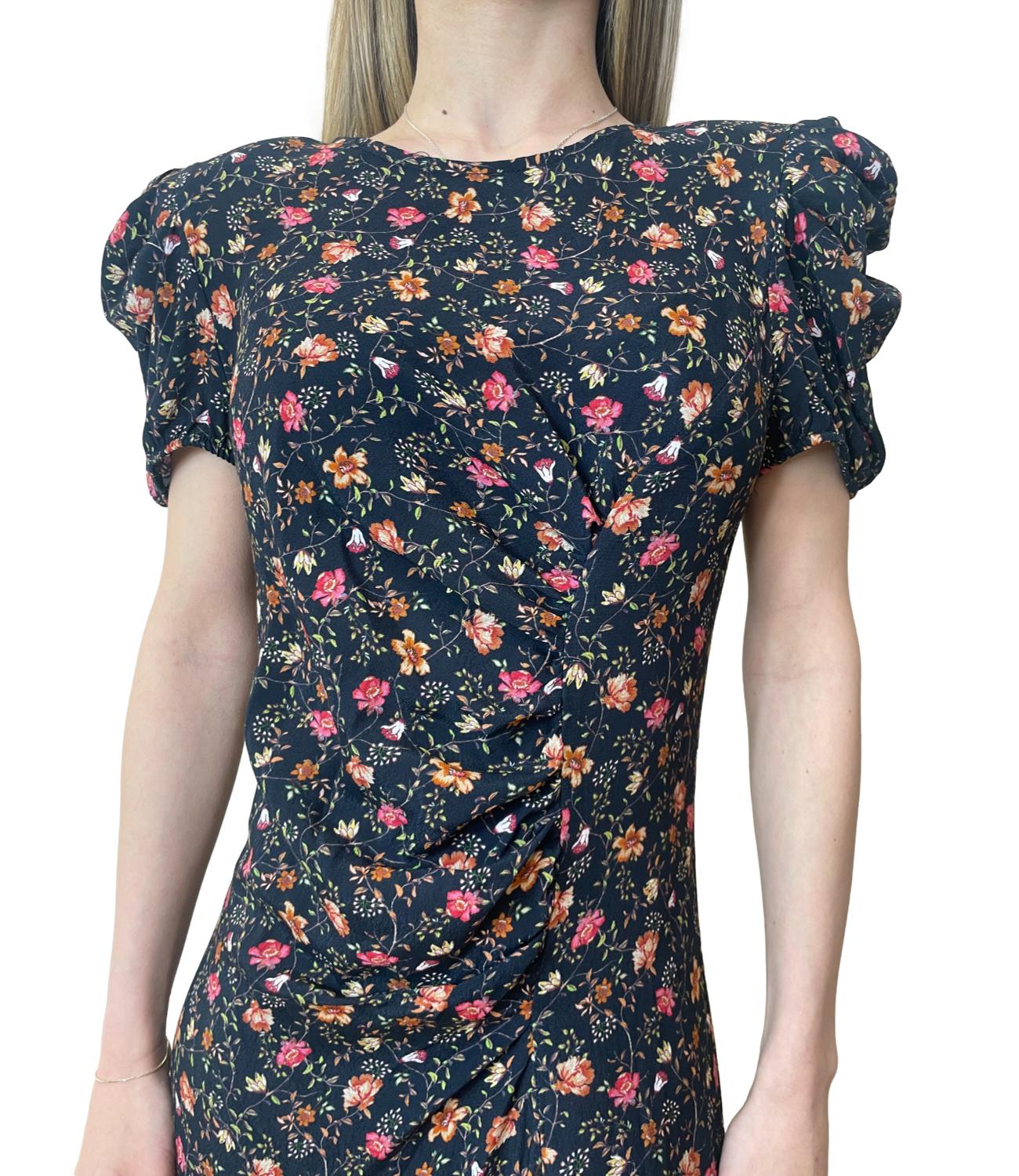 Vicolo Abito Nero Multicolor Donna