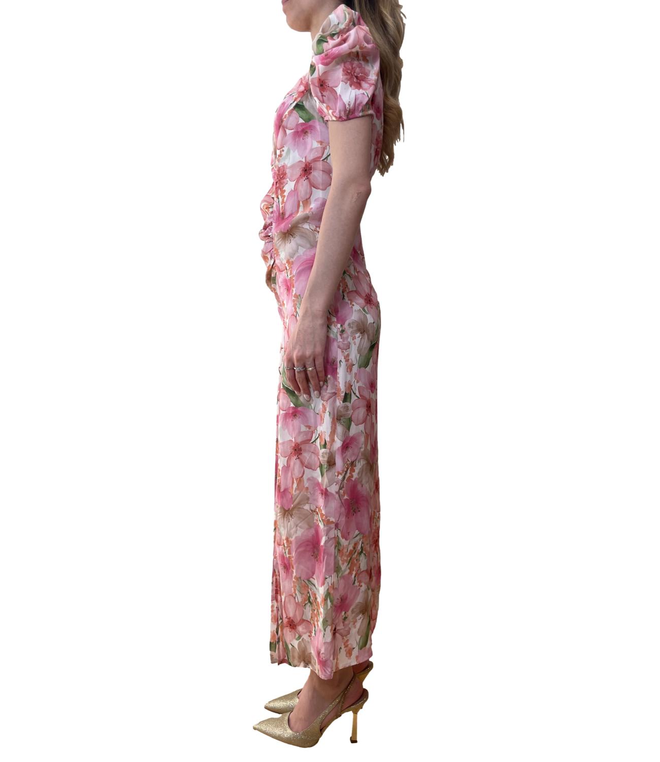 Vicolo abito floreale rosa donna