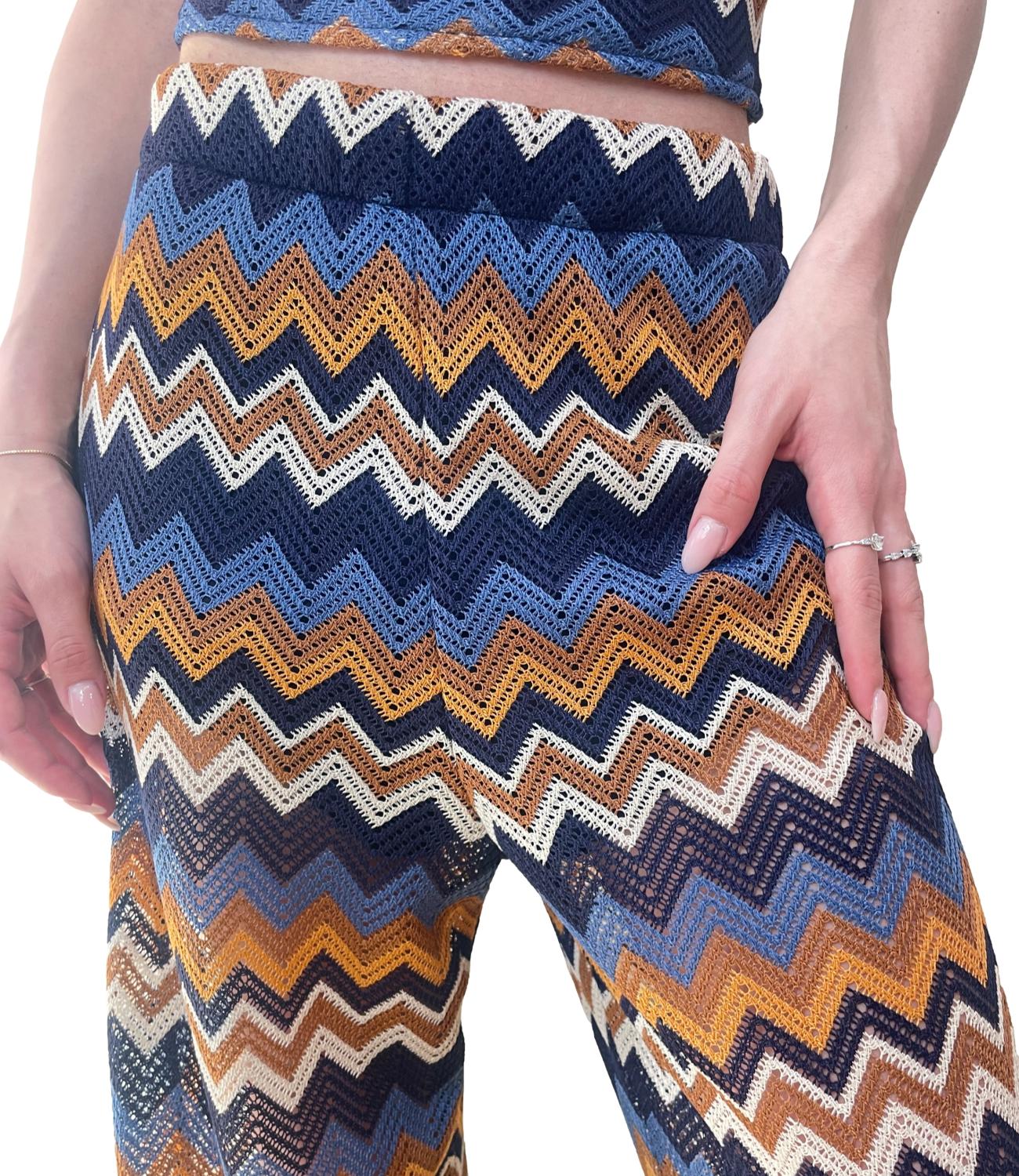 Vicolo pantalone multicolor donna