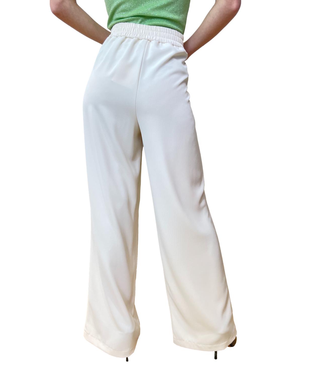 Vicolo pantalone panna donna