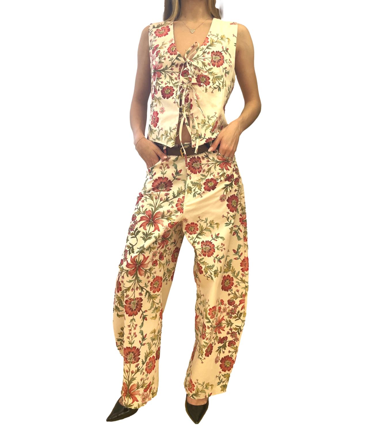Vicolo pantalone multicolor donna