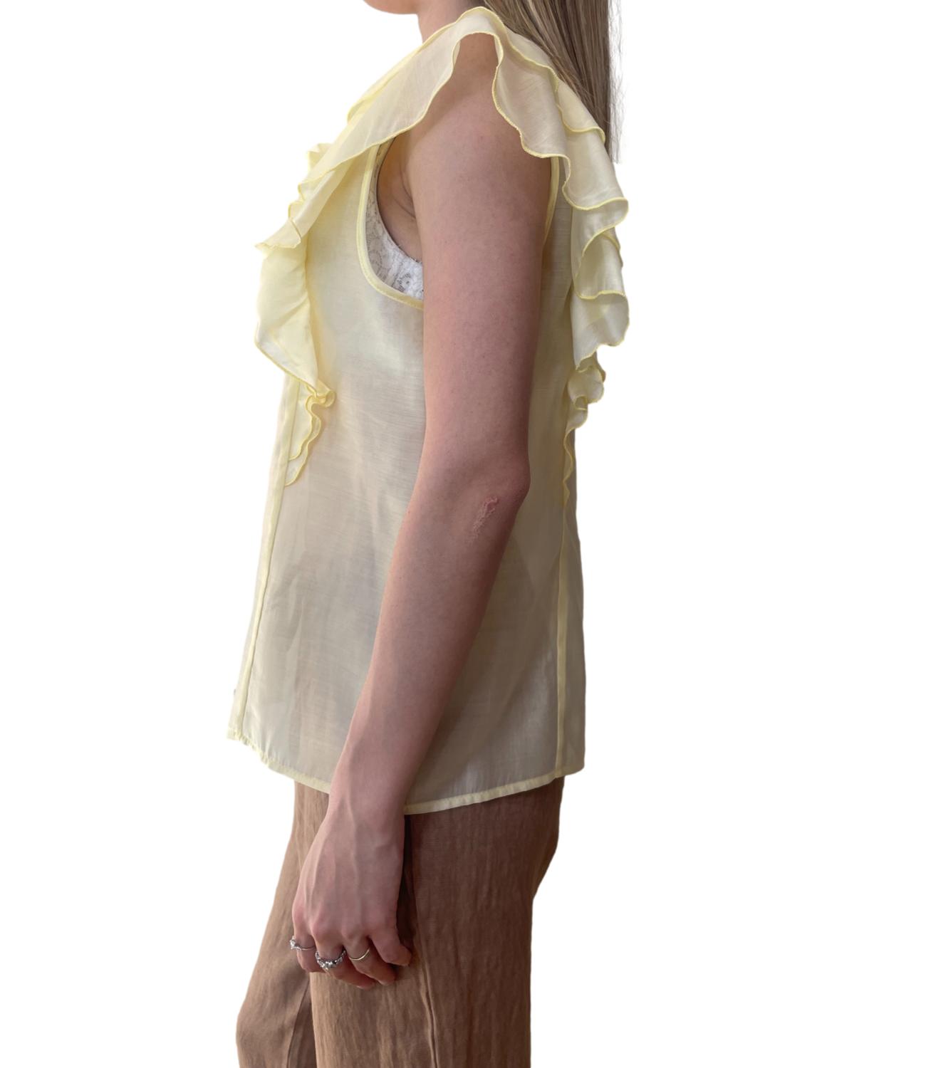 Vicolo camicia gialla donna