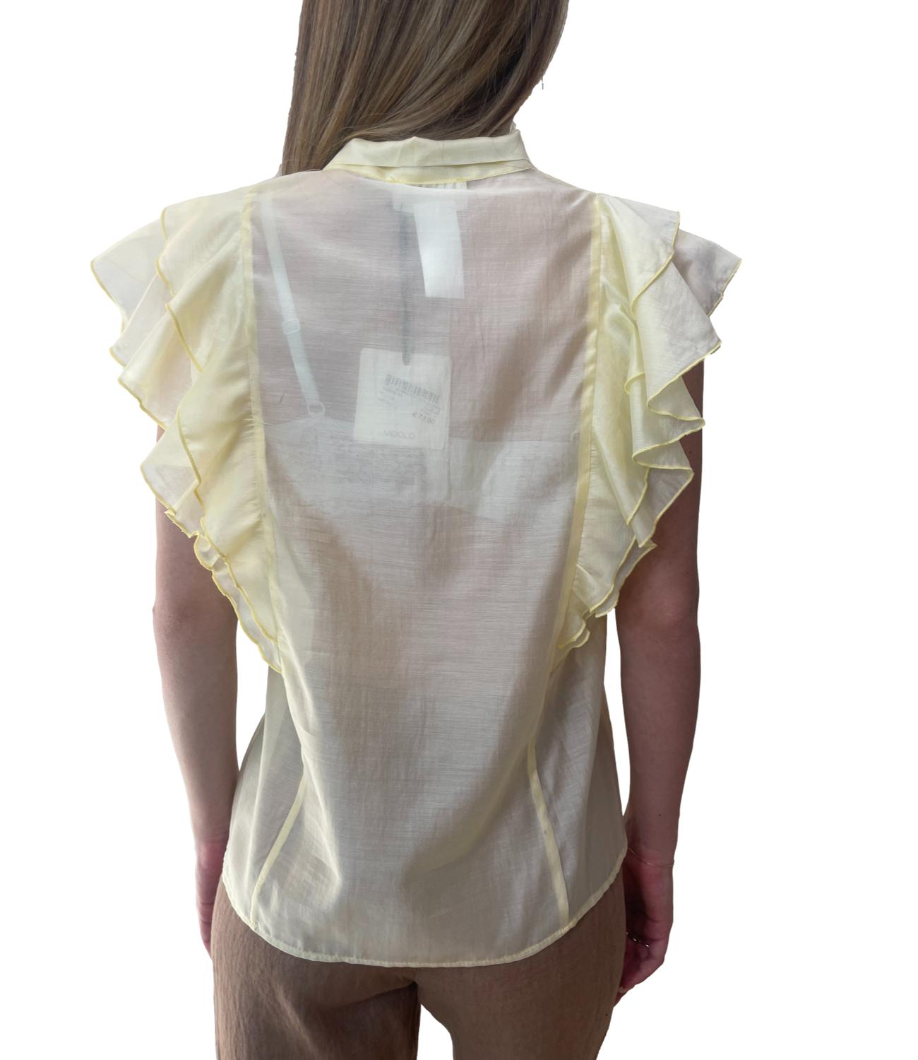 Vicolo camicia gialla donna