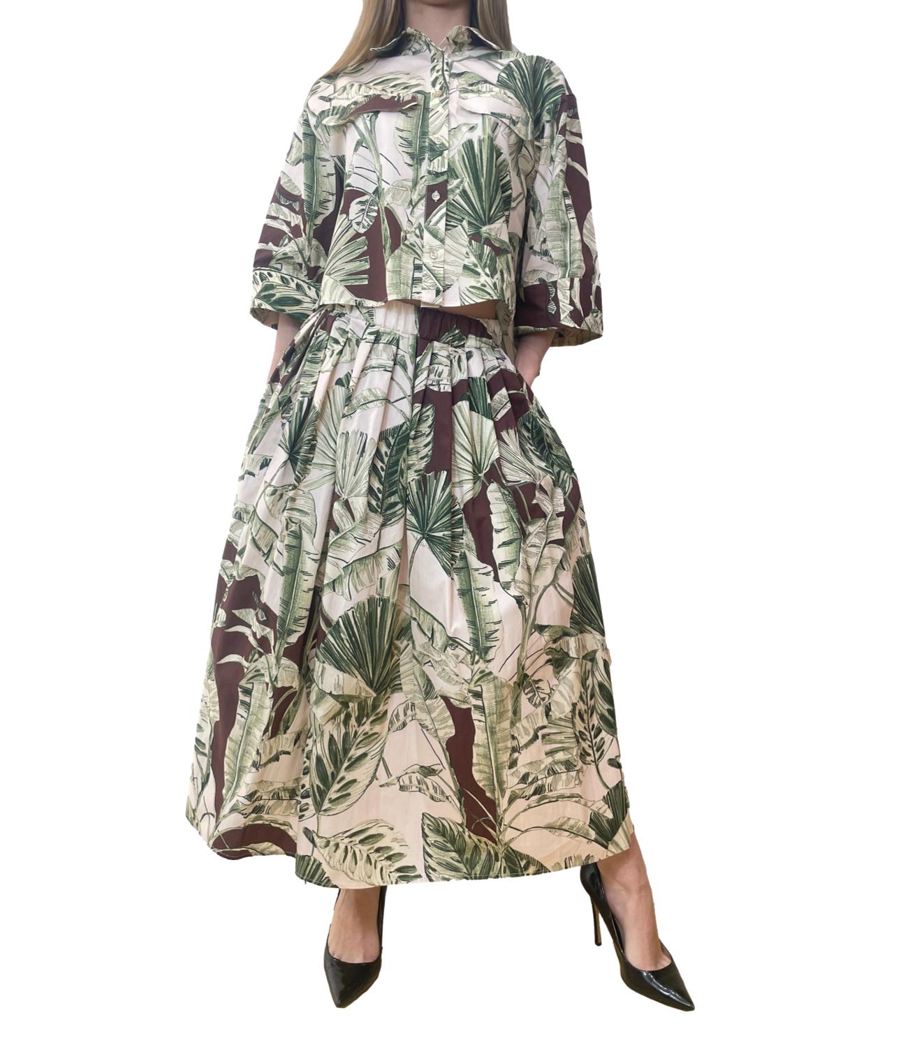 Vicolo gonna multicolor donna