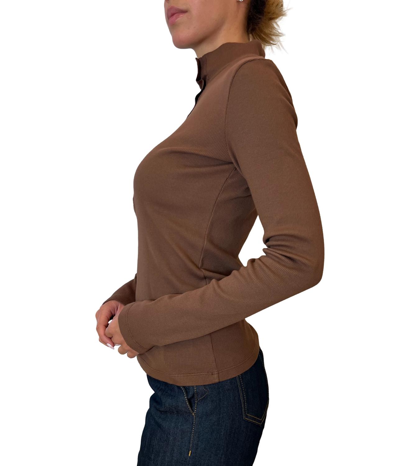 Vicolo T-shirt Marrone Donna