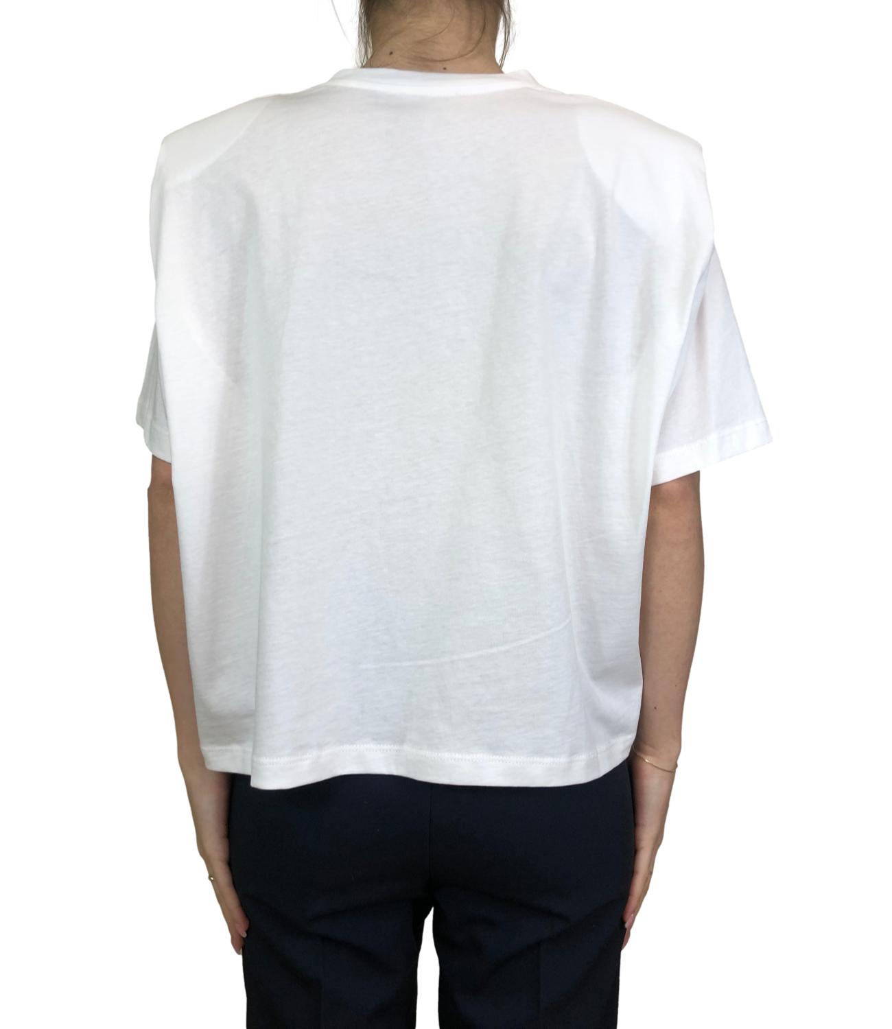 Vicolo t-shirt con spalline bianca donna