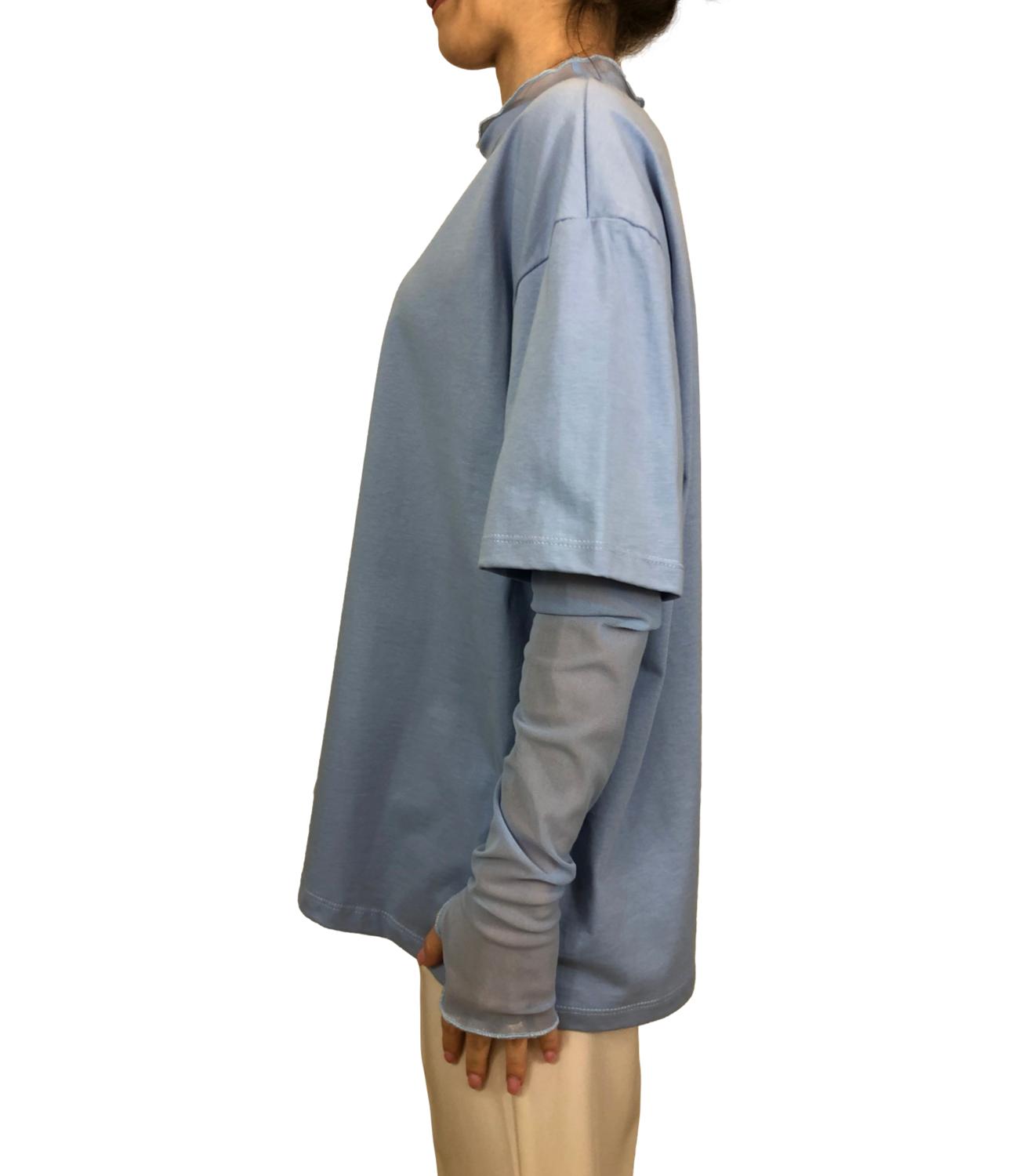 Vicolo t-shirt celeste donna