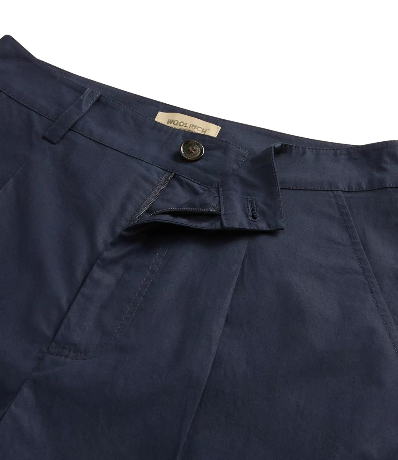 WIDE LEG CHINO TROUSER blu