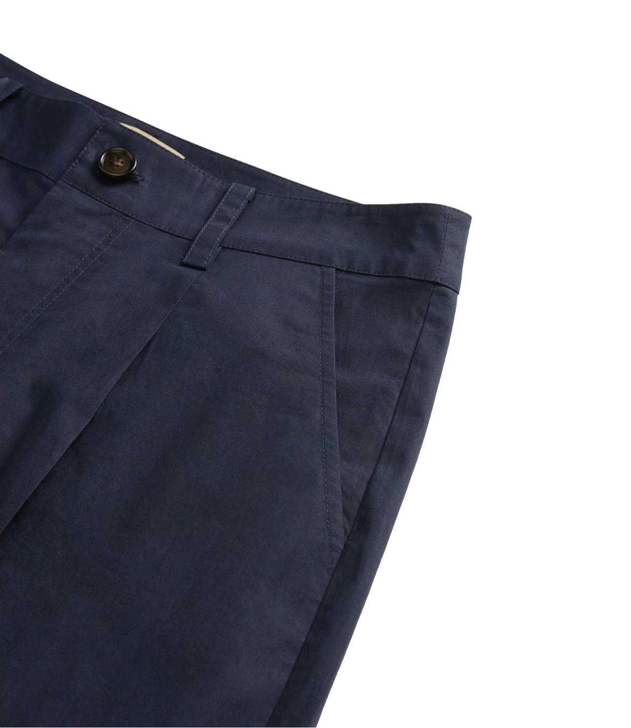 WIDE LEG CHINO TROUSER blu