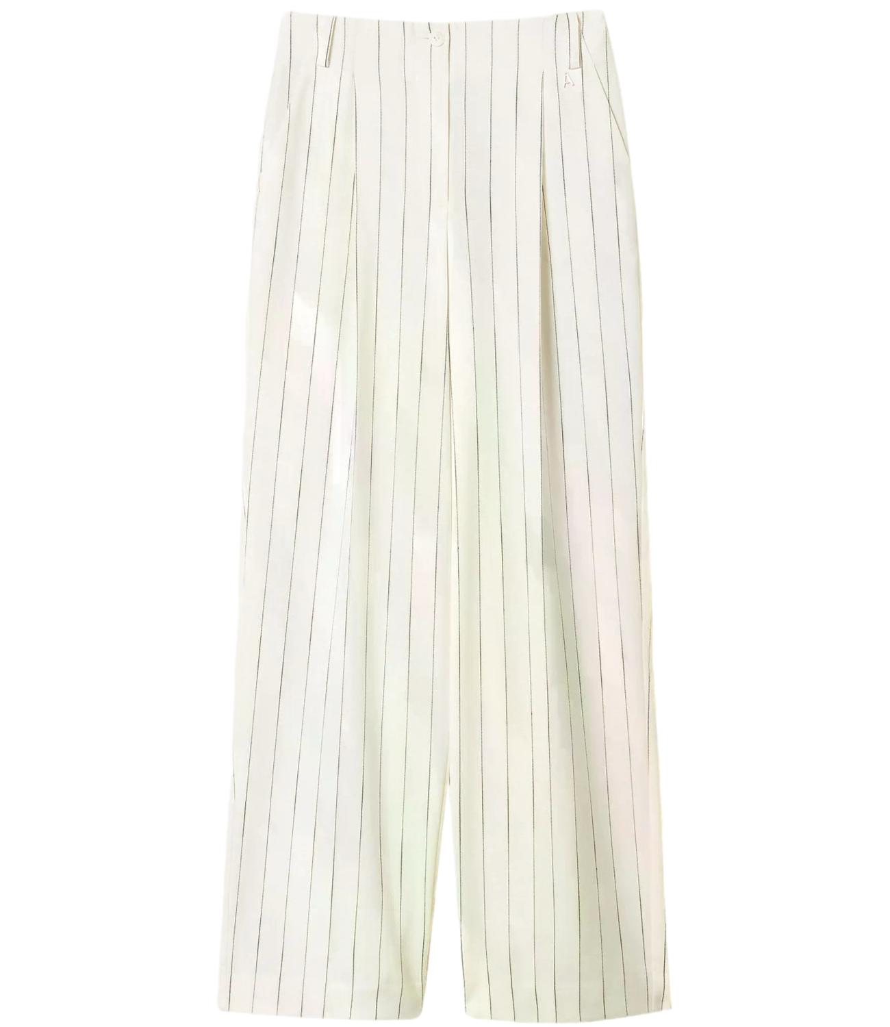 Actitude Twinset Pantalone Off White Donna