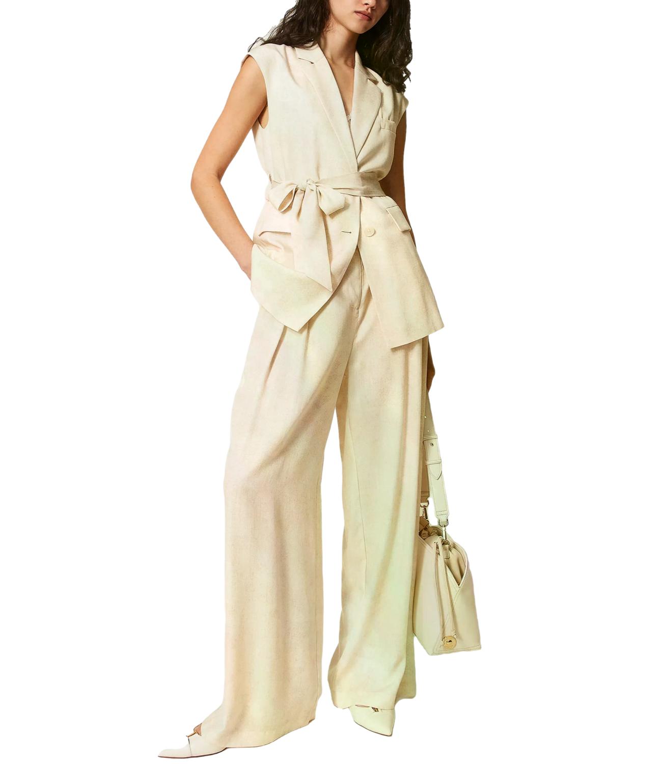 Actitude Twinset Gilet Beige Donna