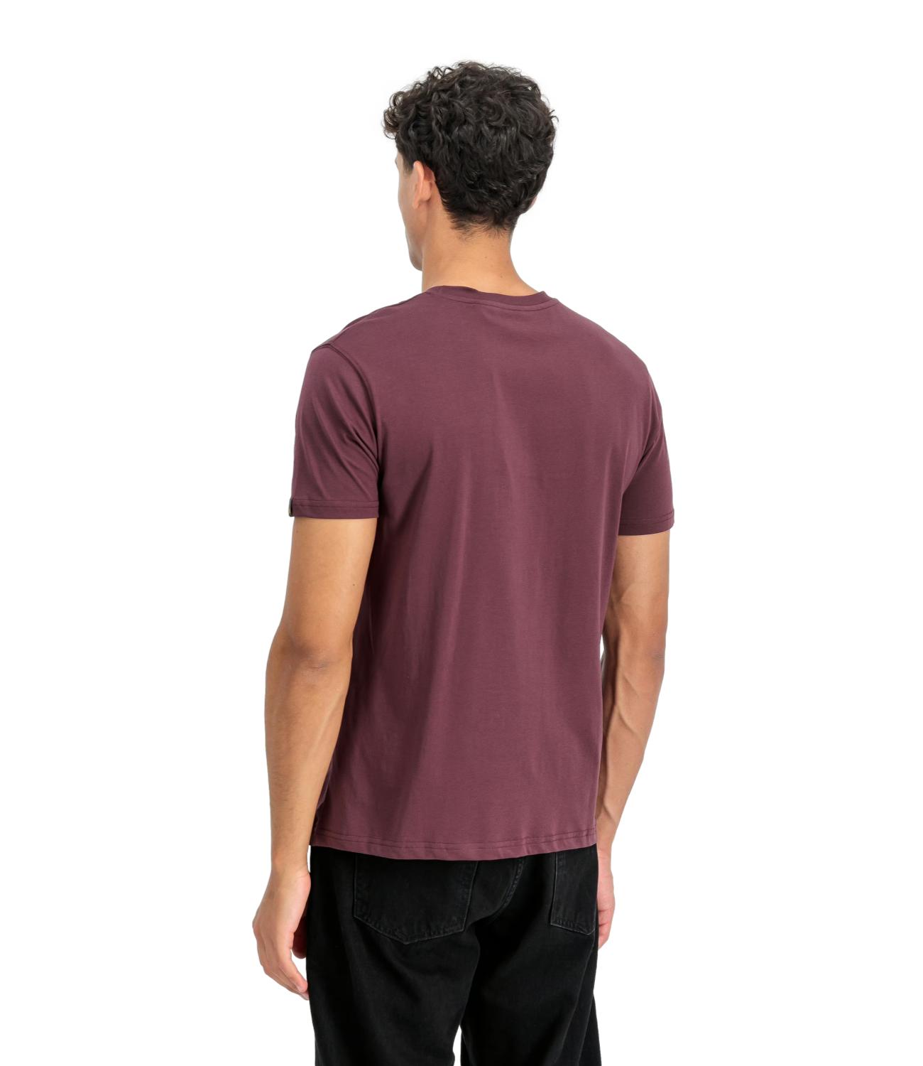Alpha Industries T-shirt deep maroon